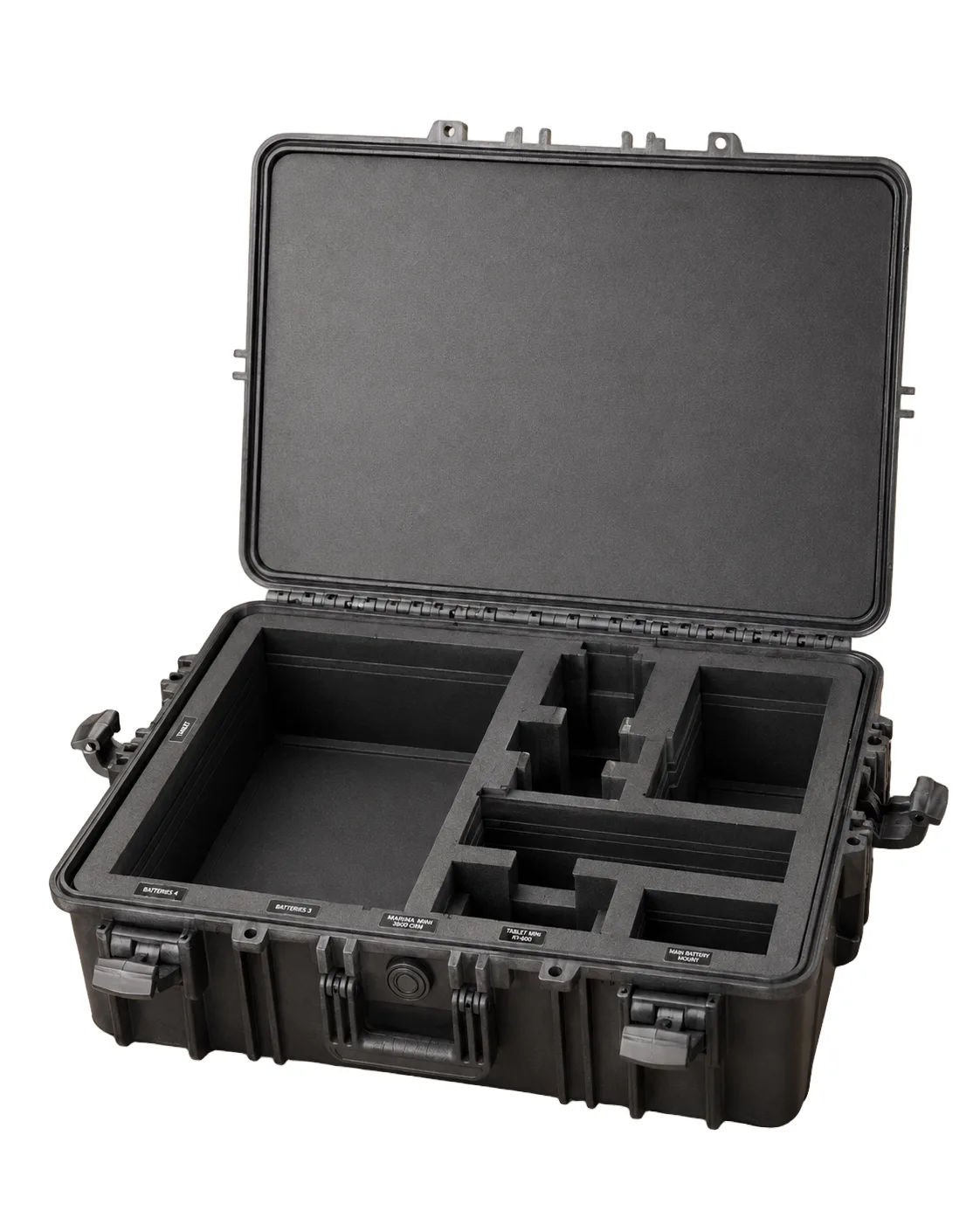 Bölmeli Hardcase, ön-sağ görünüm