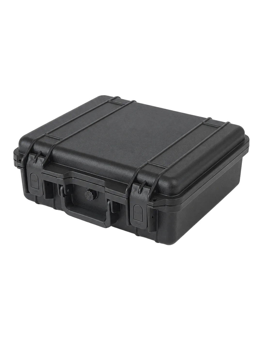 Protective Hard Case, Black, front-left three-quarter view