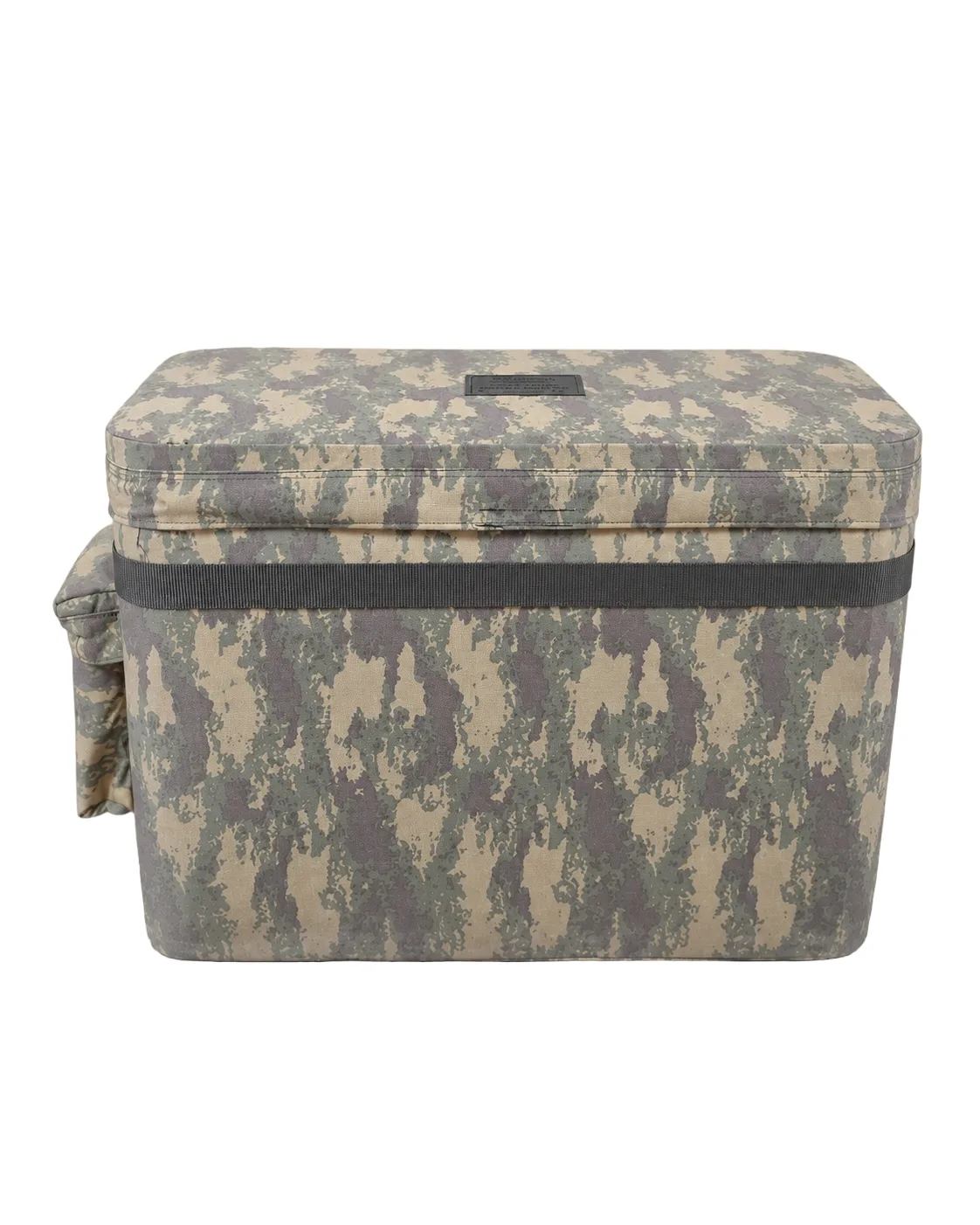 Large Camouflage Carrying Case with Custom-Cut Foam, front view
