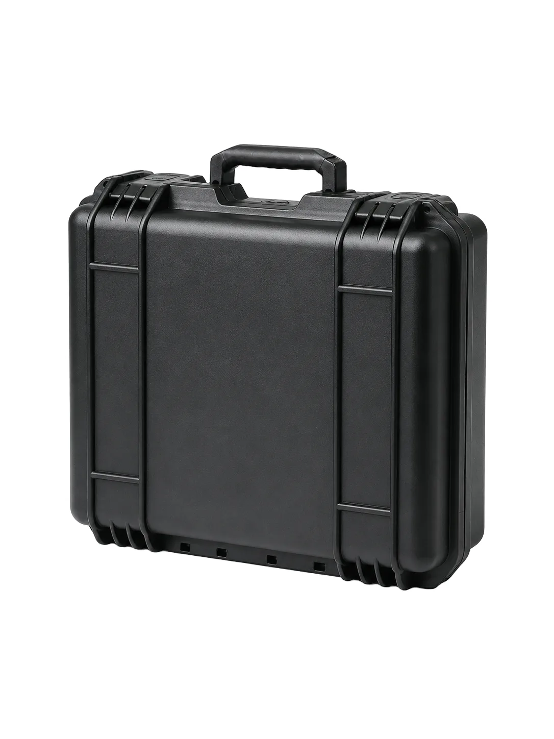 Protective Hard Case, Black, front-right three-quarter view