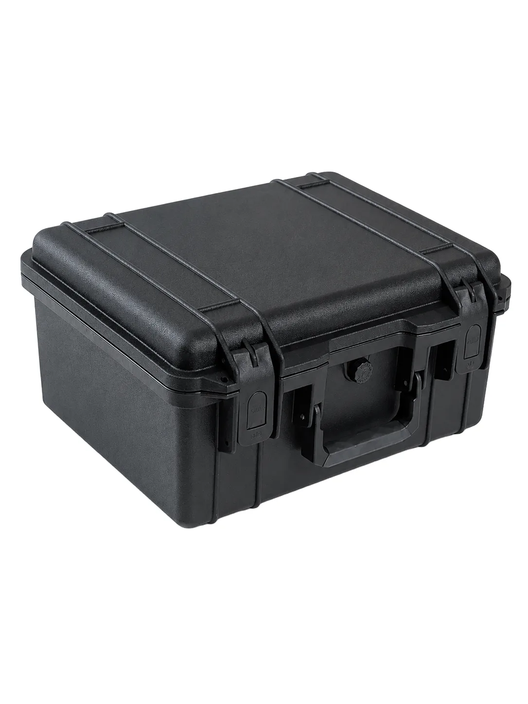 Protective Hard Case, Black, front-left three-quarter view