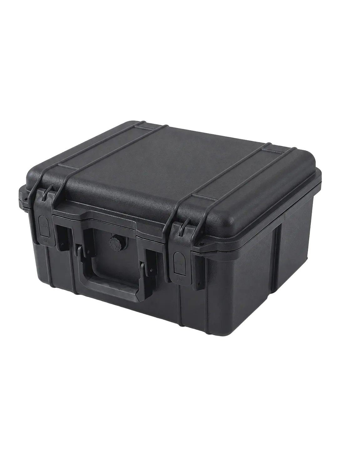 Protective Hard Case, Black, front-right three-quarter view