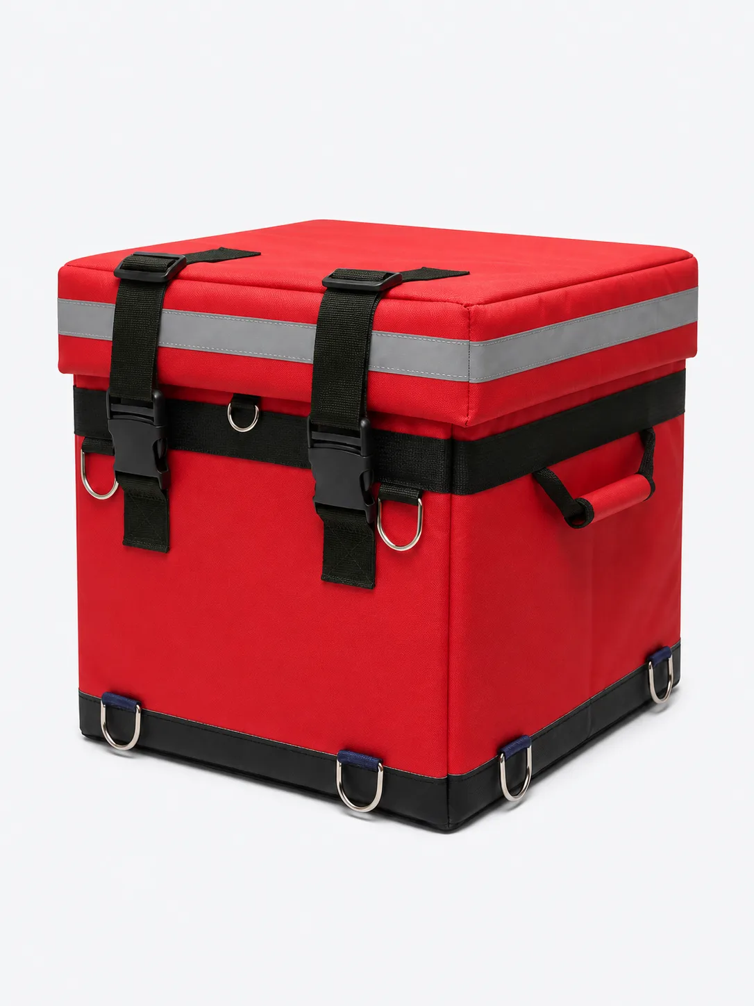 Buckle-Closure Courier Delivery Bag