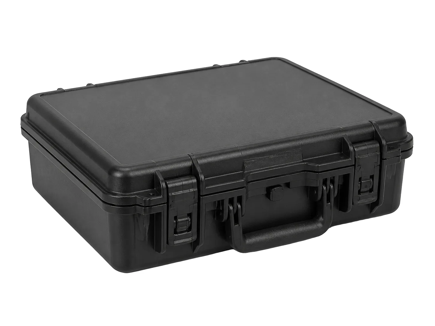 Protective Hard Case, Black, front-left three-quarter view