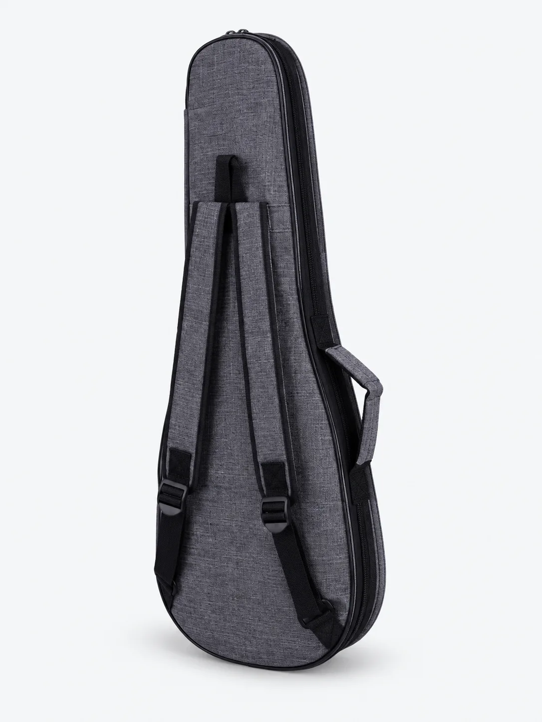 Ön Cepli Ukulele Kılıfı, arka üç çeyrek görünüm