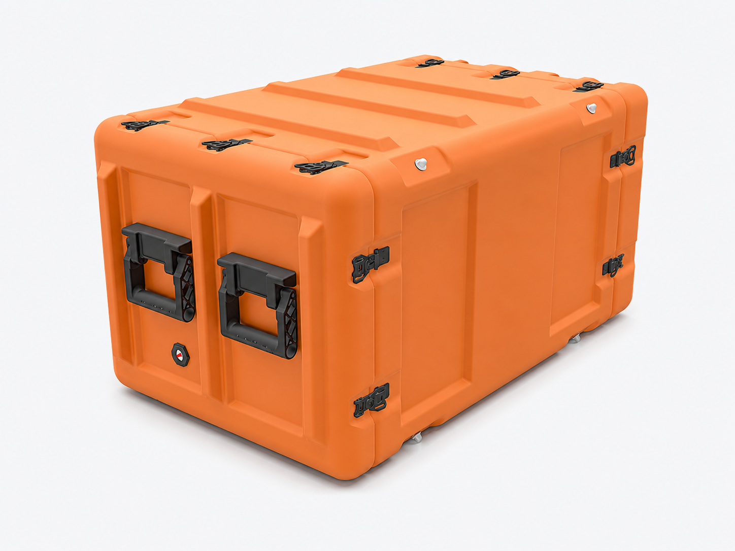 SC-0-0146 Turuncu 8U Rack Taşıma Kasası