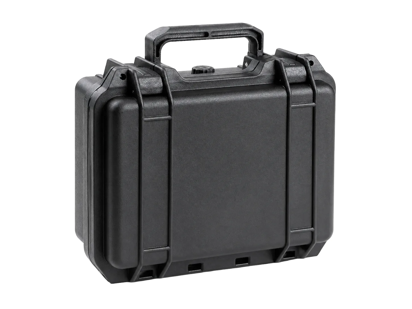 Protective Hard Case, Black, front-left three-quarter view