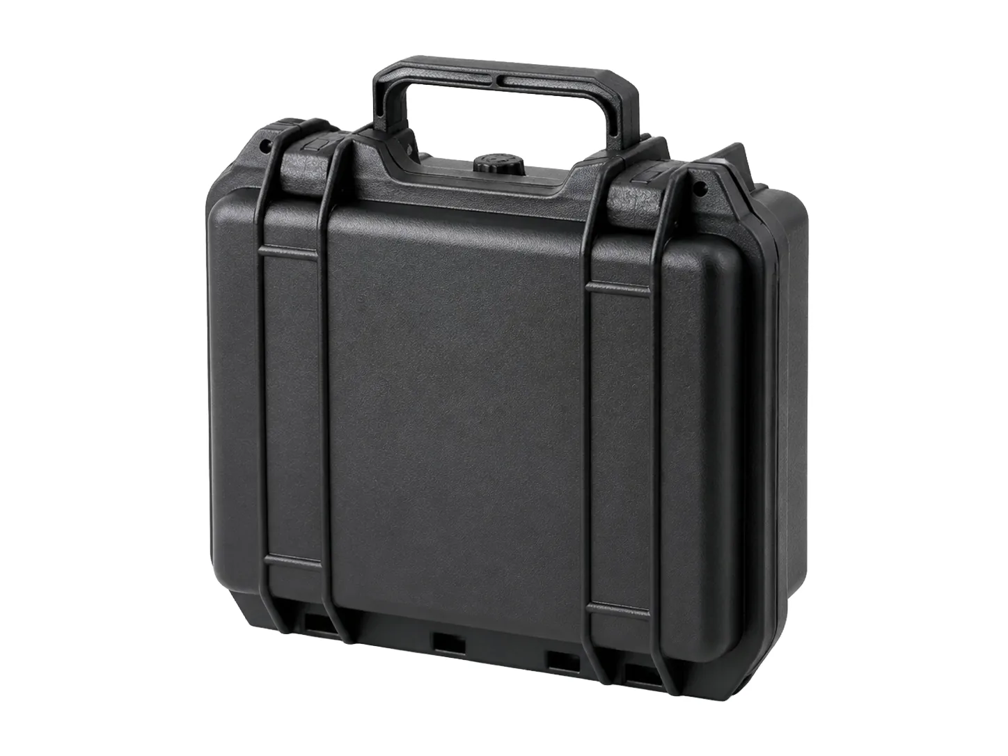 Protective Hard Case, Black, front-right three-quarter view