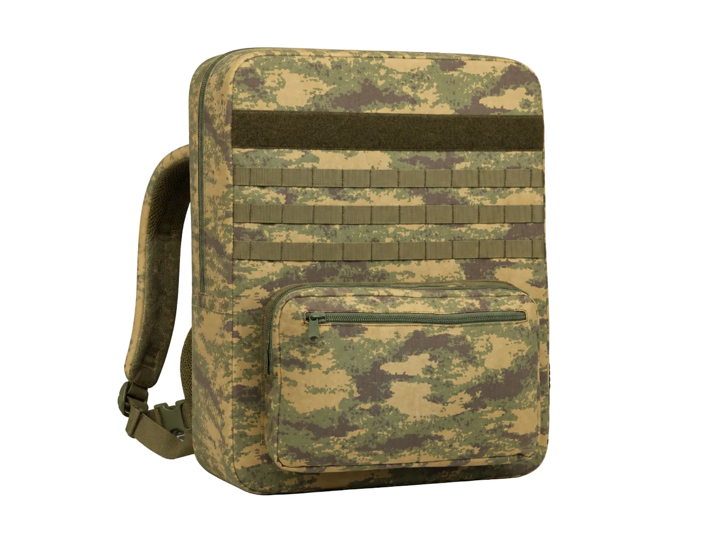 Ön Cepli Cihaz Sırt Çantası, ön-sol görünüm