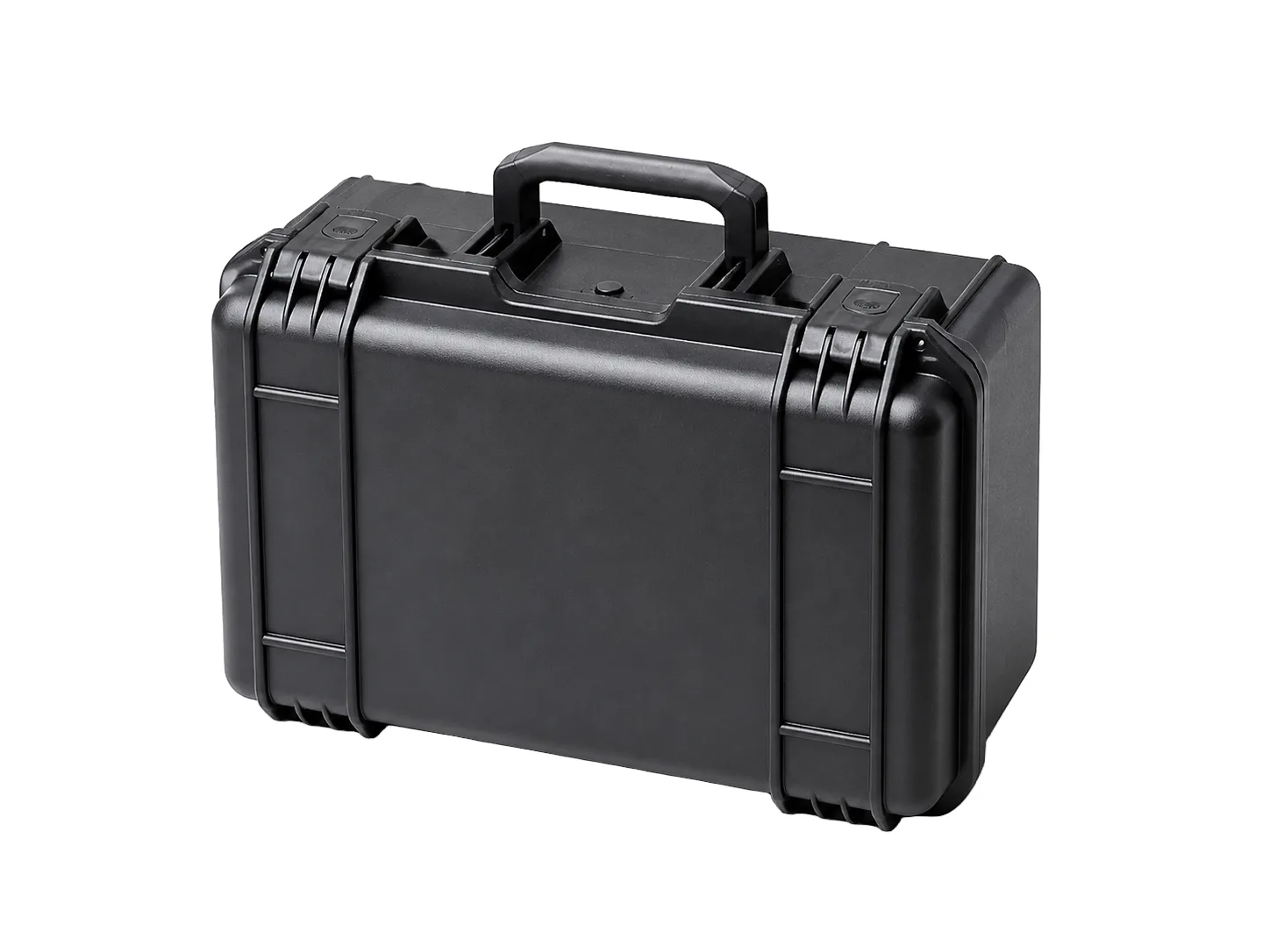 Protective Hard Case, Black, front-right three-quarter view