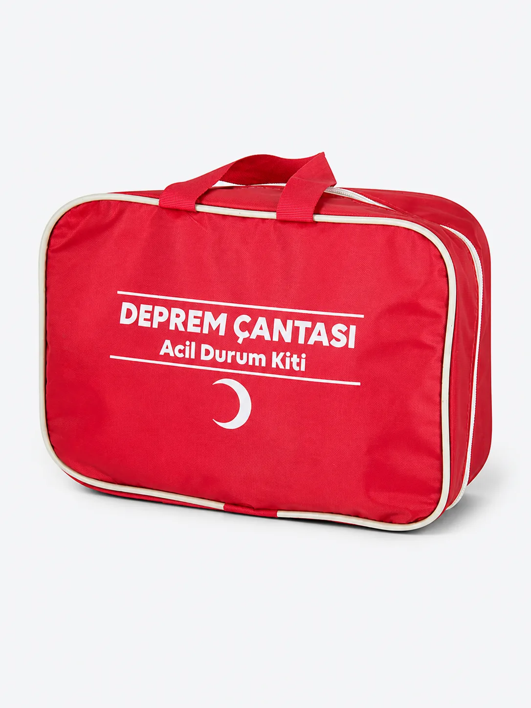 Çift Saplı Acil Durum Çantası, ön-sağ görünüm