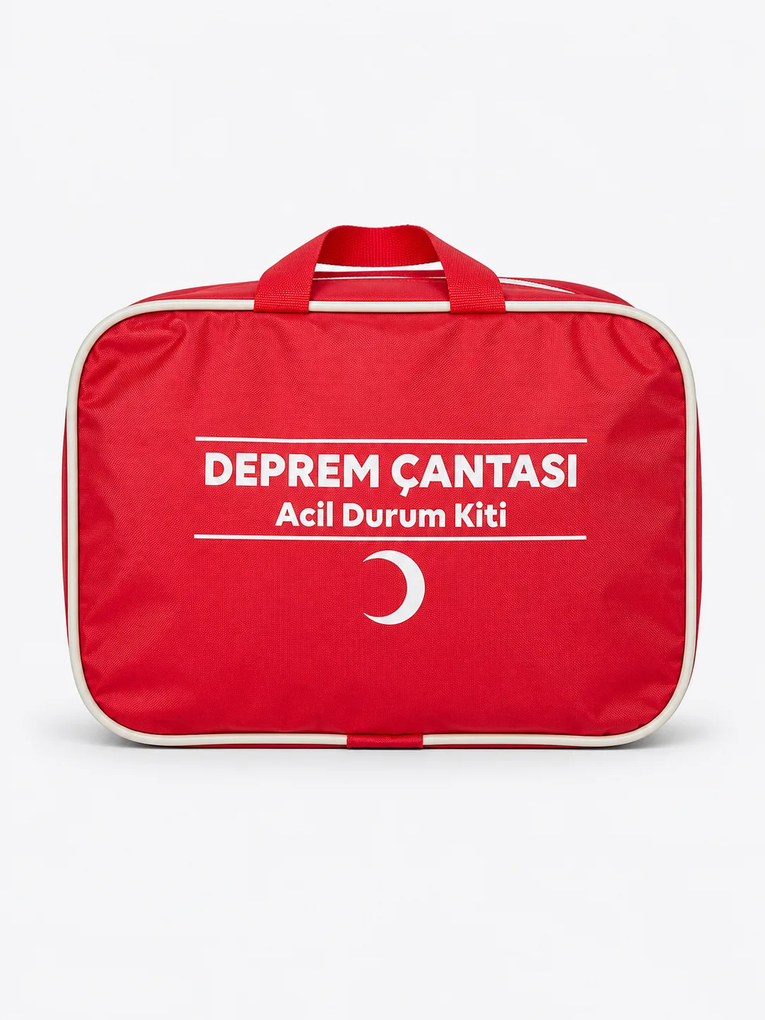 Çift Saplı Acil Durum Çantası, ön görünüm