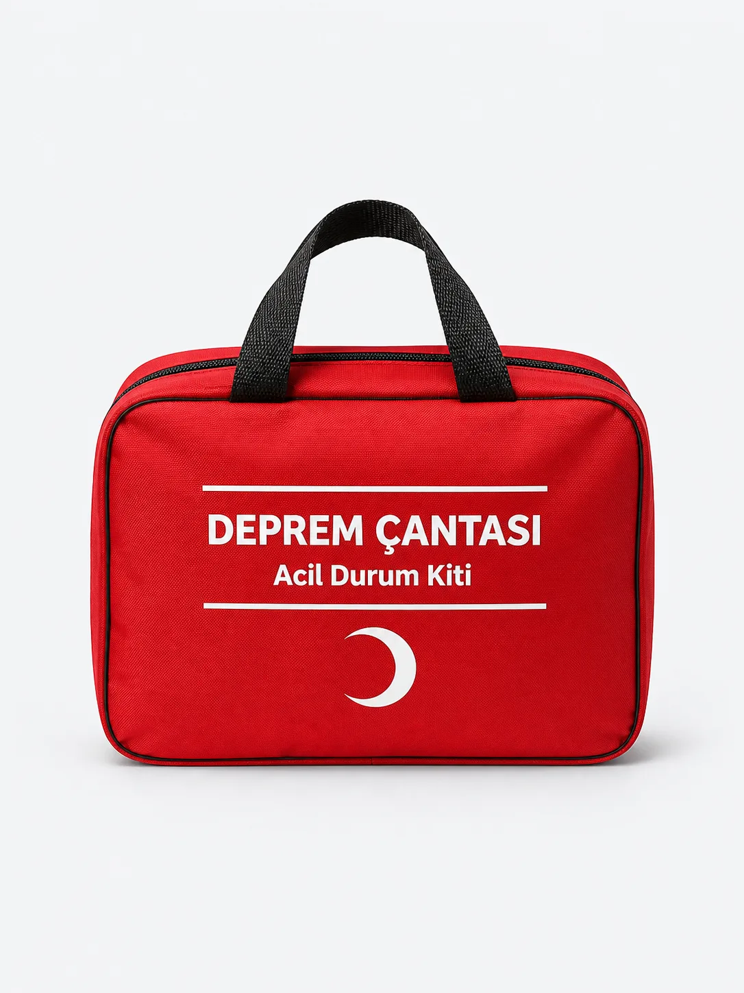 Kompakt Deprem El Çantası, ön görünüm