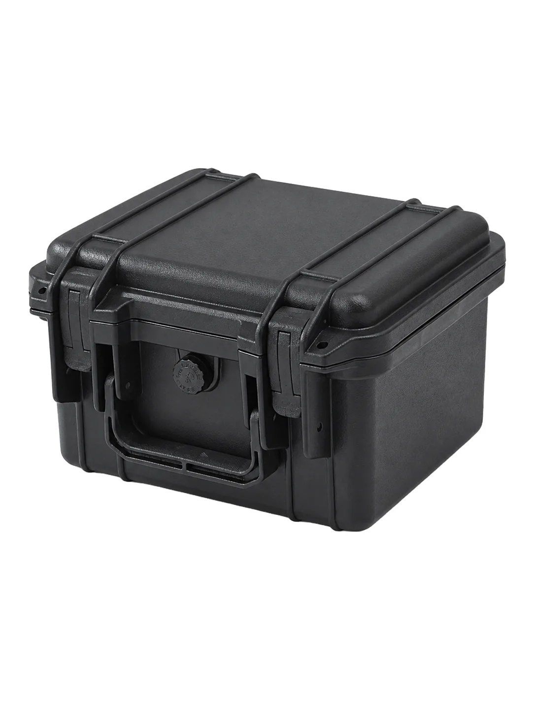 Protective Hard Case, Black, front-right three-quarter view