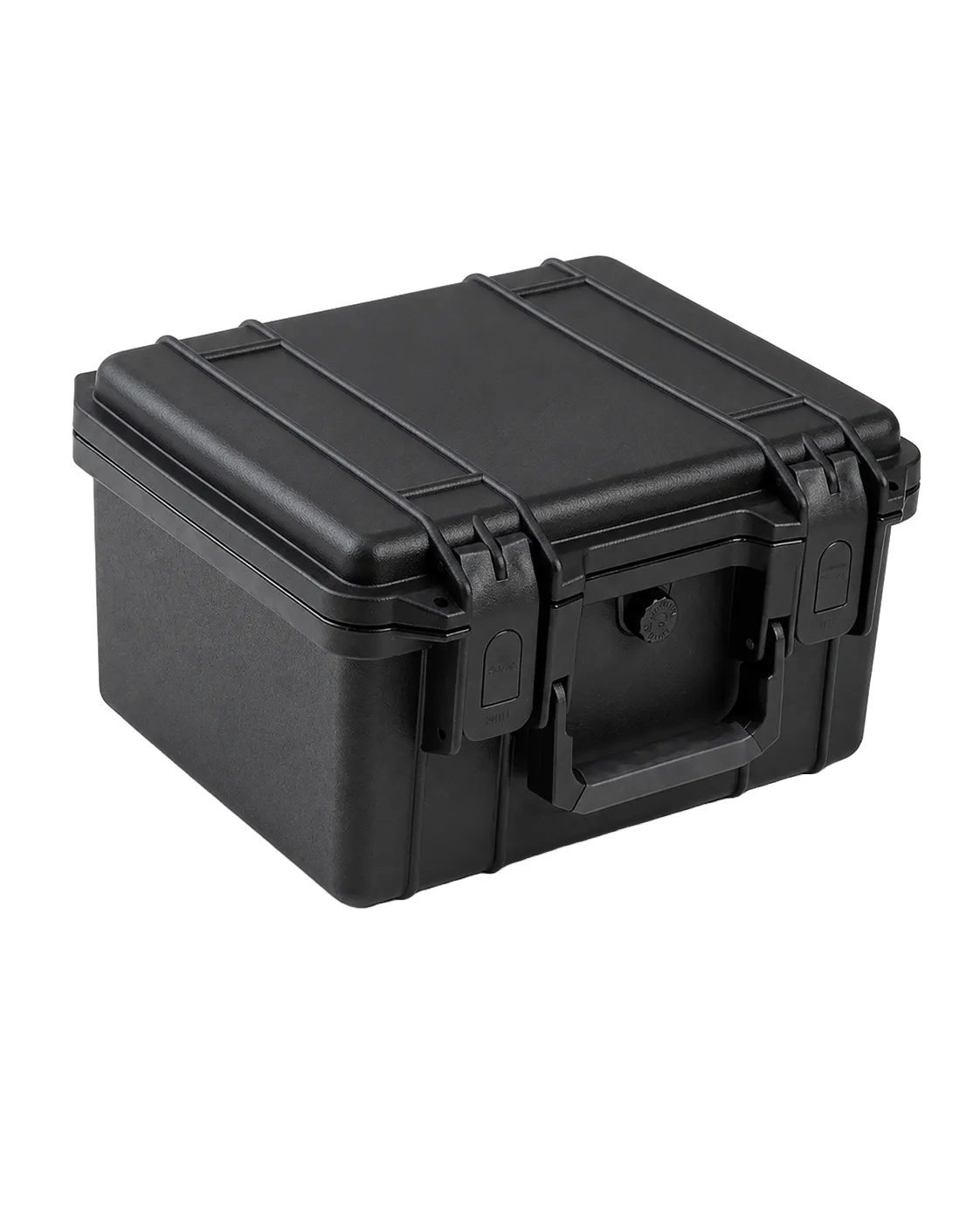 Protective Hard Case, Black, front-left three-quarter view