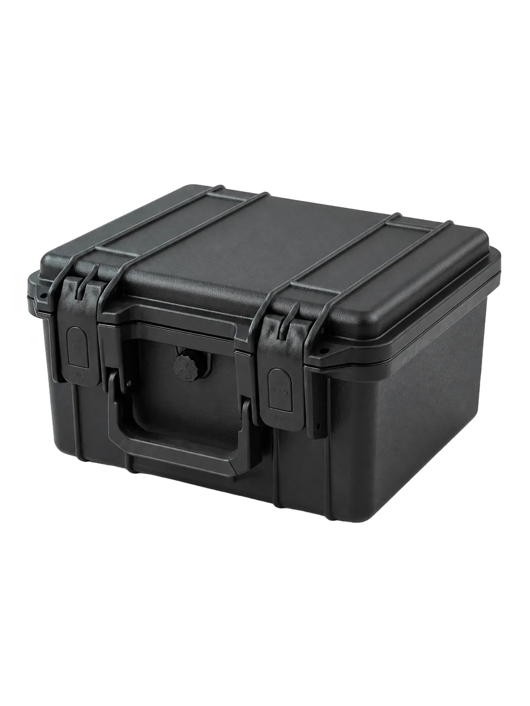 Protective Hard Case, Black, front-right three-quarter view