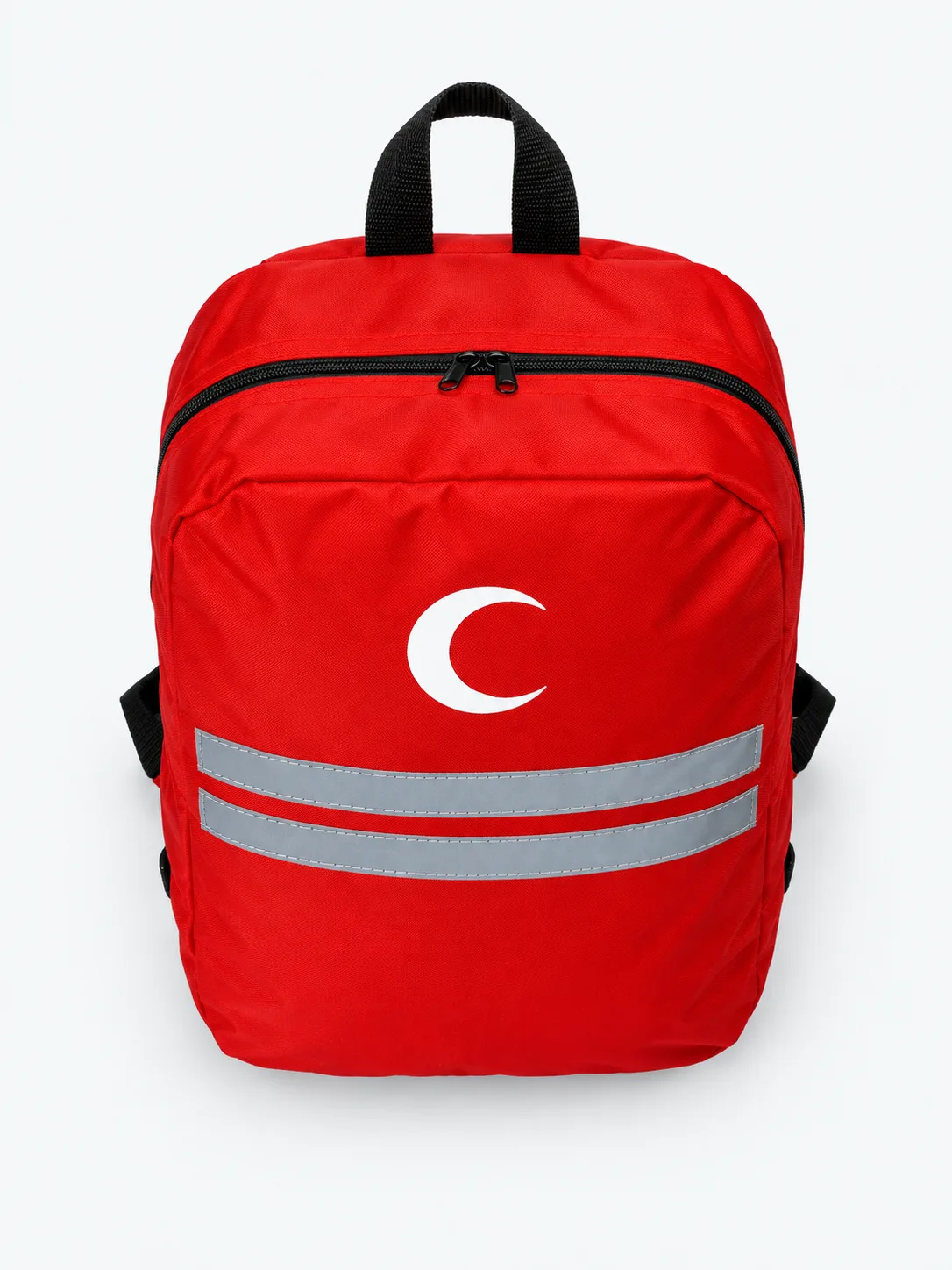 İnce Gövdeli Acil Durum Sırt Çantası, üstten görünüm