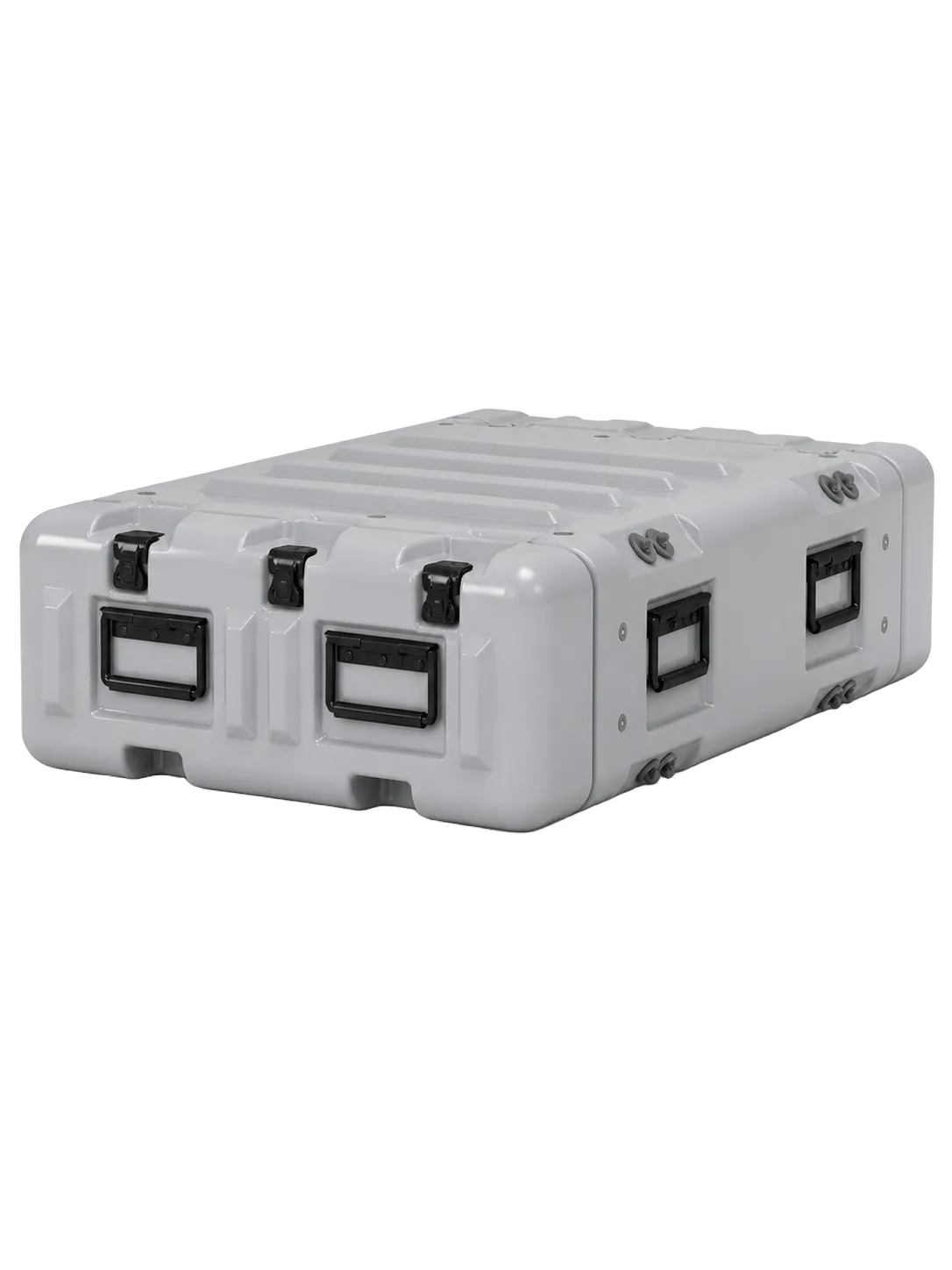 3U Rack Ekipman Kasası, ön-sağ görünüm