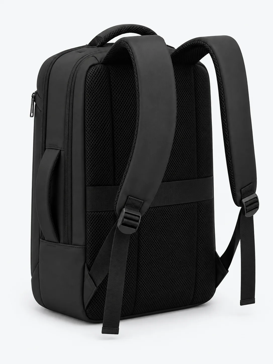Siyah Laptop Sırt Çantası, yüksek açıdan ek görünüm