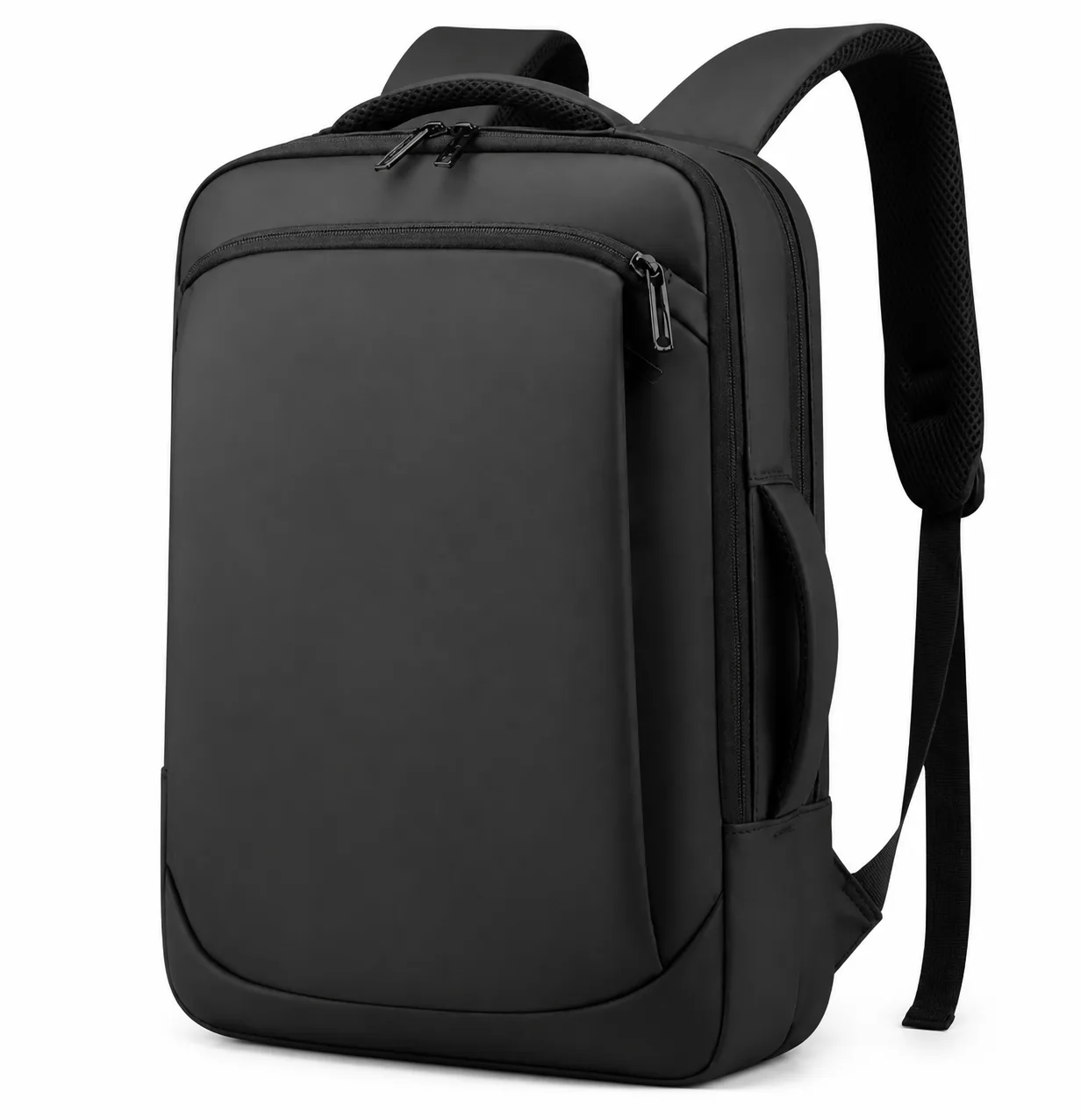 Siyah Laptop Sırt Çantası, ön-sağ görünüm