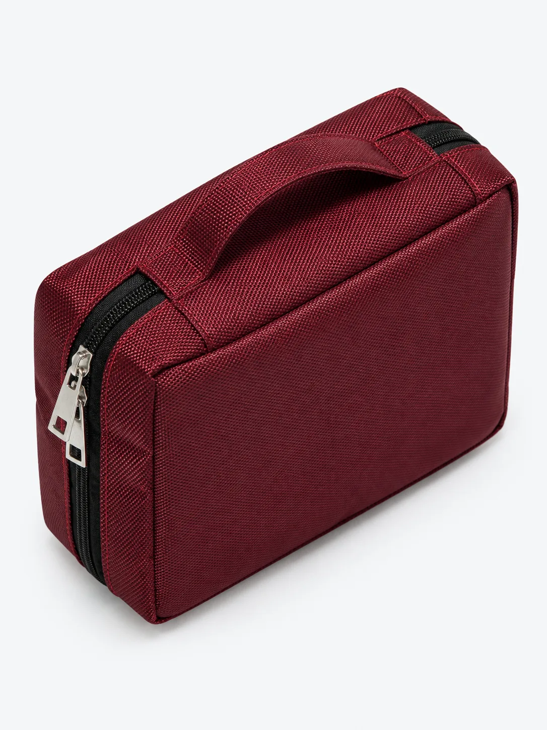 Bordo Organizer Çantası, üstten görünüm
