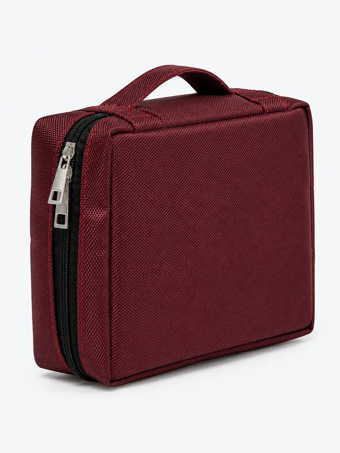 Bordo Organizer Çantası, arka üç çeyrek görünüm
