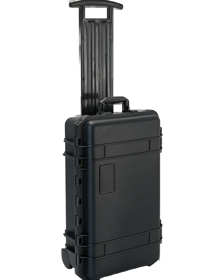 Protective Hard Case, Black, front-right three-quarter view