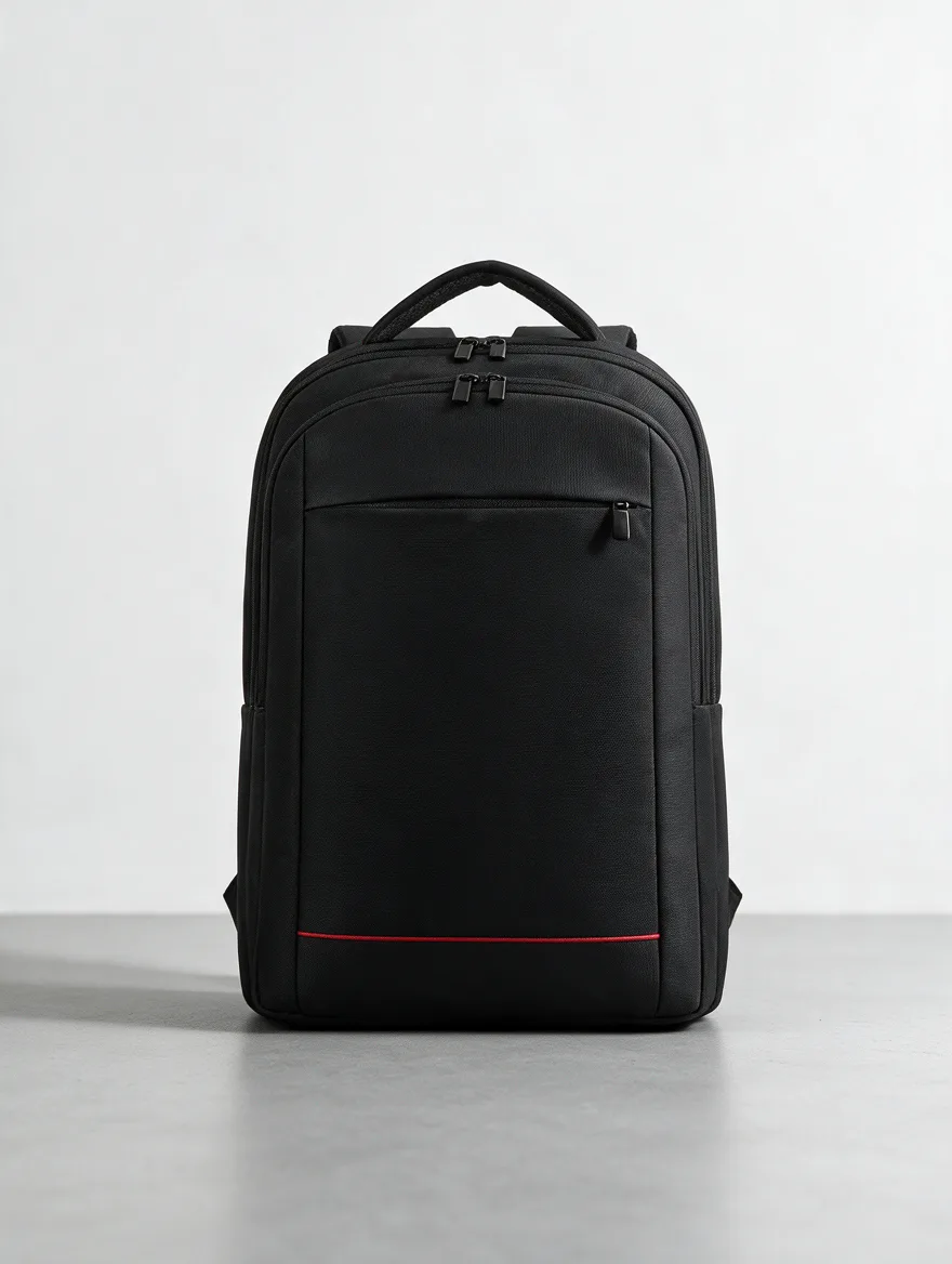 Stripe-Detail Everyday Backpack, front view
